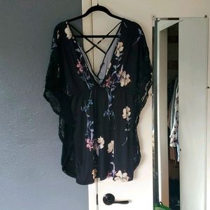 Floral and Lace tunic